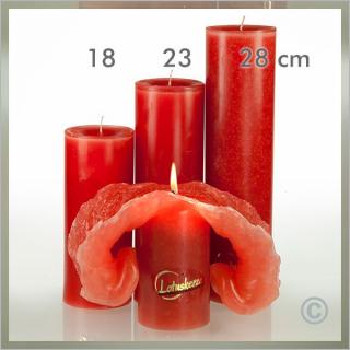 Einfarbig 18 cm rostrot(VPE: 4 Stück)