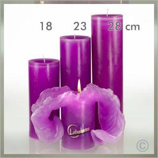 Einfarbig 23 cm violett(VPE: 3 Stück)