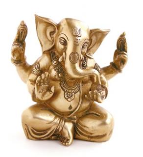 Ganesha sitzend 14.5 cm