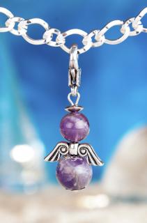 Transformations-Engel Charm Amethyst