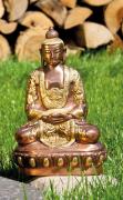 Buddha Amitabha, Messing/Kupfer, 20 cm