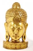 Buddhamaske ca. 50 cm goldfarben