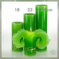 Einfarbig 18 cm grün(VPE: 4 Stück)