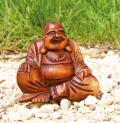 Happy Buddha Holz 8 cm