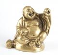 Happy Buddha, Messing, 4.5 cm