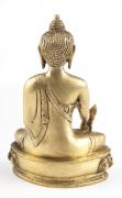 Medizin-Buddha, Messing, ca. 20 cm