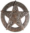 Pentagramm Wandsymbol Holz 35 cm